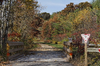 Bridge out of Lavalle on the 400 State Trail
